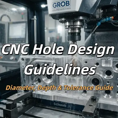 CNC 穴設計ガイドライン: 直径、深さ、公差ガイド